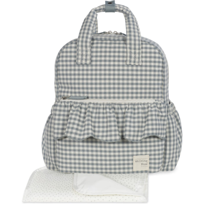 Walking Mum Mochila Maternidade Praliné Vichy Matcha Muda fraldas incluído Walking Mum Mochila Maternidade Praliné Vichy Matcha Muda fraldas incluído