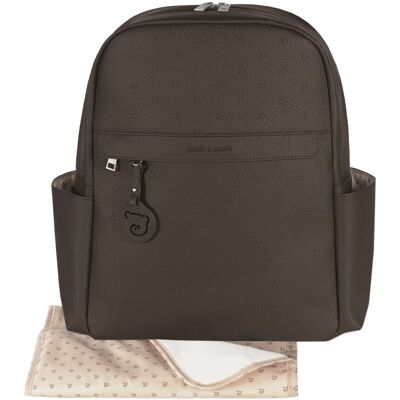 Pasito a Pasito Mochila Maternidade London Brown Muda fraldas incluído Pasito a Pasito Mochila Maternidade London Brown Muda fraldas incluído