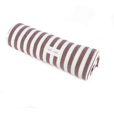 Pasito a Pasito Musselina Cherry Strips 120×120 cm Pasito a Pasito Musselina Cherry Strips 120×120 cm