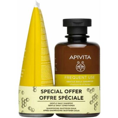 Apivita Shampoo Modelo - Conjunto de Cuidados Diários para Cabelos Apivita Shampoo Modelo - Conjunto de Cuidados Diários para Cabelos
