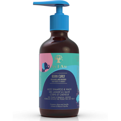 As I Am Born Curly Aloé Vera Champô/Gel Banho Bebé 240ml As I Am Born Curly Aloé Vera Champô/Gel Banho Bebé 240ml