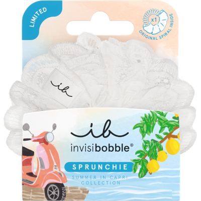 Invisibobble Sprunchie Capri Blanco Bliss Elástico Cabelo Elegante Invisibobble Sprunchie Capri Blanco Bliss Elástico Cabelo Elegante