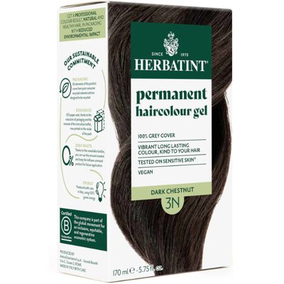 Herbatint 3N Castanho Escuro Coloração Cabelo Sem Amoníaco Herbatint 3N Castanho Escuro Coloração Cabelo Sem Amoníaco