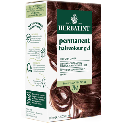 Herbatint 7M Louro Caju Reflexos Acobreados Claro Louro Quente Sem Amoníaco Herbatint 7M Louro Caju Reflexos Acobreados Claro Louro Quente Sem Amoníaco
