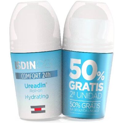 Desodorante Roll-On Hidratante Ureadin da Isdin 2x50ml Desodorante Roll-On Hidratante Ureadin da Isdin 2x50ml