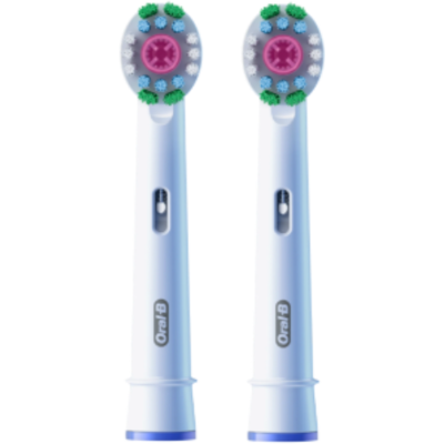 Oral-B 3D White 2 Recargas Branqueamento e Limpeza Profunda Oral-B 3D White 2 Recargas Branqueamento e Limpeza Profunda