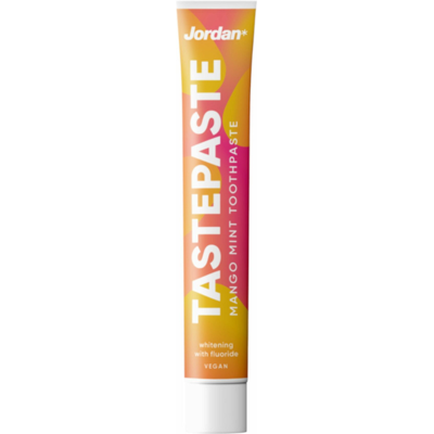 Jordan Tastepaste Mango Mint - Pasta de dentes Jordan Tastepaste Mango Mint - Pasta de dentes