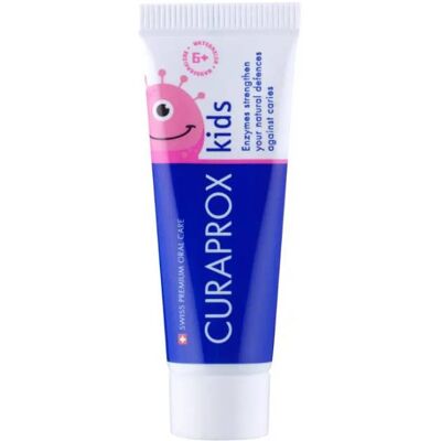 Curaprox Kids Pasta Dentes Melancia 10ml +6A Protege o esmalte e as gengivas Curaprox Kids Pasta Dentes Melancia 10ml +6A Protege o esmalte e as gengivas