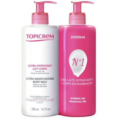 Topicrem Ultra Hidratante Leite Corporal - Leite Corporal Topicrem Ultra Hidratante Leite Corporal - Leite Corporal