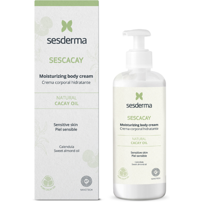 Sesderma SESCACAY Creme Hidratante Corporal 250ml Peles Sensíveis Sesderma SESCACAY Creme Hidratante Corporal 250ml Peles Sensíveis