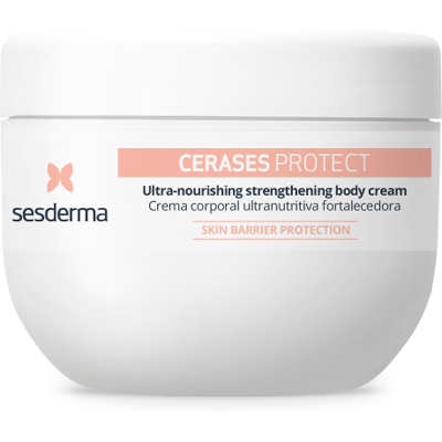Sesderma Cerases Protect Creme Corporal 400ml Hidratação 48h e Reforço da Barreira Cutânea Sesderma Cerases Protect Creme Corporal 400ml Hidratação 48h e Reforço da Barreira Cutânea