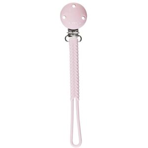 Saro Presilha Trança Rosa - Presilha para Chupeta, Silicone, Rosa Saro Presilha Trança Rosa - Presilha para Chupeta, Silicone, Rosa