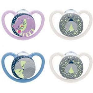 Nuk Space Night Chupetas Silicone 6-18M Nuk Space Night Chupetas Silicone 6-18M