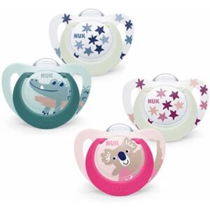 Nuk Star Day&Night Chupeta Silicone 6-18M Nuk Star Day&Night Chupeta Silicone 6-18M