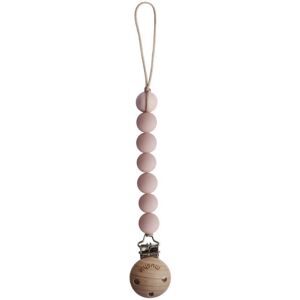 Mushie Blush Clip para chupeta - Clip para chupeta Mushie Blush Clip para chupeta - Clip para chupeta