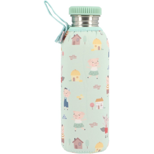 Tutete Garrafa Aço com Forro Três Porquinhos 750ml Tutete Garrafa Aço com Forro Três Porquinhos 750ml