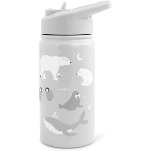 Saro Garrafa Térmica Palhinha Cinza Polar 350ml Saro Garrafa Térmica Palhinha Cinza Polar 350ml