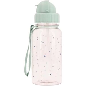 Tutete Garrafa Infantil Plástico Dots Sage 500ml Sem BPA com Palhinha Dobrável Tutete Garrafa Infantil Plástico Dots Sage 500ml Sem BPA com Palhinha Dobrável