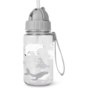 Saro Garrafa com Palhinha Cinza Artic Sem BPA Saro Garrafa com Palhinha Cinza Artic Sem BPA