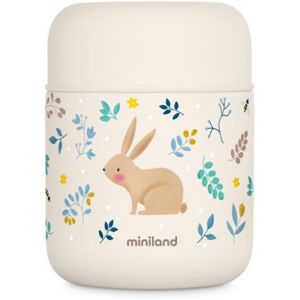 Miniland Rabbit Mini Termo Comida Bebé 280ml Isolamento 12h Tamanho Compacto Miniland Rabbit Mini Termo Comida Bebé 280ml Isolamento 12h Tamanho Compacto