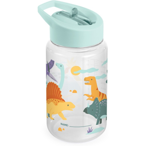 Miniland Jurassic Garrafa Infantil 450ml Desenho Dinossauros Com Palhinha e Pega Miniland Jurassic Garrafa Infantil 450ml Desenho Dinossauros Com Palhinha e Pega