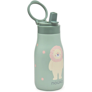 Noüka Garrafa Térmica Infantil Lucie Roary The Lion 300ml Com palhinha mantém bebidas frias até 24h Noüka Garrafa Térmica Infantil Lucie Roary The Lion 300ml Com palhinha mantém bebidas frias até 24h
