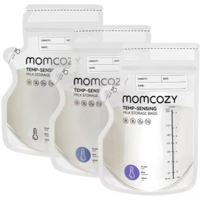 Momcozy Sacos Leite Materno com Termómetro x60 240ml por saco Momcozy Sacos Leite Materno com Termómetro x60 240ml por saco