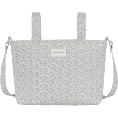 Pasito a Pasito Mala Maternidade Crossbody Maison Tender Coelhos Azul Pvc Pele Pasito a Pasito Mala Maternidade Crossbody Maison Tender Coelhos Azul Pvc Pele