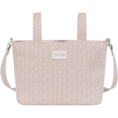 Pasito a Pasito Mala Maternidade Crossbody Maison Tender Flores Rosa Pvc Pele Pasito a Pasito Mala Maternidade Crossbody Maison Tender Flores Rosa Pvc Pele
