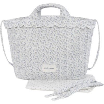 Pasito a Pasito Bolsa Carrinho Mala Maternidade Maison Tender Coelhos Azul Pasito a Pasito Bolsa Carrinho Mala Maternidade Maison Tender Coelhos Azul