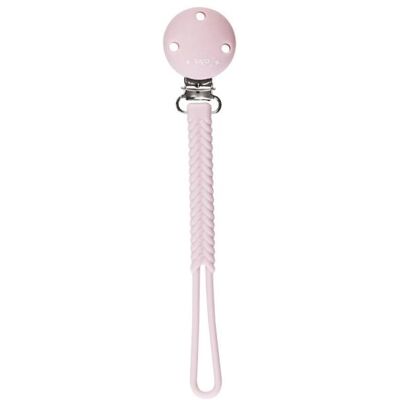Saro Presilha Trança Rosa - Presilha para Chupeta, Silicone, Rosa Saro Presilha Trança Rosa - Presilha para Chupeta, Silicone, Rosa