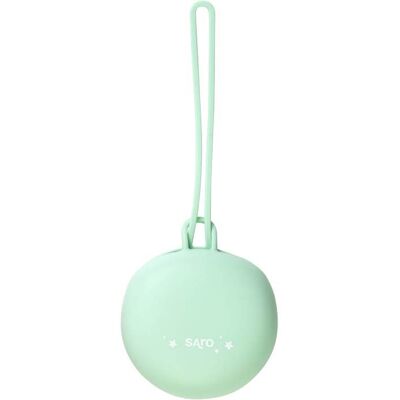 Saro Hunter Mint Caixa em Silicone para Chupeta - Caixa de chupeta Saro Hunter Mint Caixa em Silicone para Chupeta - Caixa de chupeta