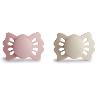 Frigg Lucky Chupetas Silicone Cream e Blush 0-6M Frigg Lucky Chupetas Silicone Cream e Blush 0-6M