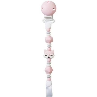 Saro Porta Chupeta Foxy Rosa - Porta-chupeta Saro Porta Chupeta Foxy Rosa - Porta-chupeta
