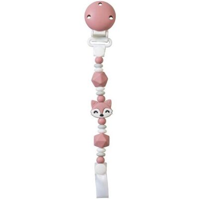Saro Porta Chupeta Foxy Vermelho +0M Saro Porta Chupeta Foxy Vermelho +0M