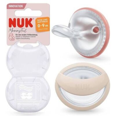 Chupeta de Silicone NUK Mommy Feel - 0-9m Rosa - 2 unidades Chupeta de Silicone NUK Mommy Feel - 0-9m Rosa - 2 unidades
