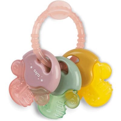 Anéis de Água Rosa Saro - Brinquedo de Dente Anéis de Água Rosa Saro - Brinquedo de Dente