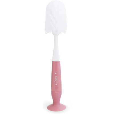 Saro Modelo Rosa 2-em-1 escova de mamadeira - Limpeza e tetinas Saro Modelo Rosa 2-em-1 escova de mamadeira - Limpeza e tetinas