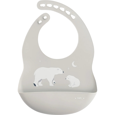 Saro Babete Party Cinza Polar Saro Babete Party Cinza Polar