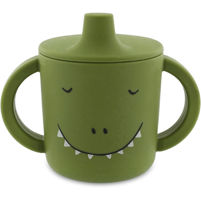 Trixie Baby TRIXIE Copo Aprendizagem 4 Meses Silicone Mr. Dino Trixie Baby TRIXIE Copo Aprendizagem 4 Meses Silicone Mr. Dino