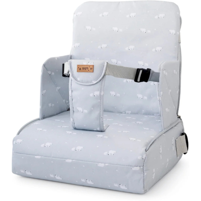 Saro Cadeira Portátil 2 em 1 - Padrão Polar Cinza Cadeira de Alimentação para Bebé + Bolsa Saro Cadeira Portátil 2 em 1 - Padrão Polar Cinza Cadeira de Alimentação para Bebé + Bolsa