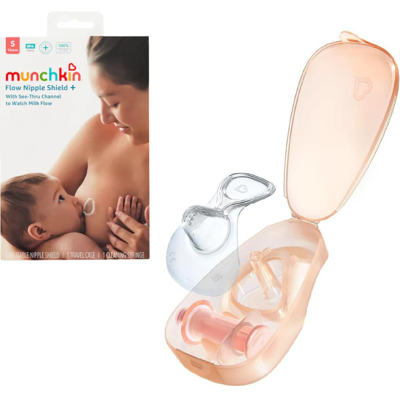Munchkin Flow Kit Amamentação Tamanho S 16mm Protetor de Mamilo + Esterilizador + Seringa Munchkin Flow Kit Amamentação Tamanho S 16mm Protetor de Mamilo + Esterilizador + Seringa