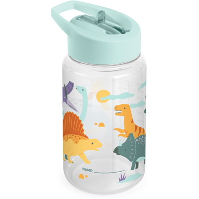 Miniland Jurassic Garrafa Infantil 450ml Desenho Dinossauros Com Palhinha e Pega Miniland Jurassic Garrafa Infantil 450ml Desenho Dinossauros Com Palhinha e Pega