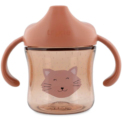 Trixie Baby Trixie Copo Aprendizagem com Pegas Mrs. Cat 4m+ Tritan Anti-Derrame Trixie Baby Trixie Copo Aprendizagem com Pegas Mrs. Cat 4m+ Tritan Anti-Derrame