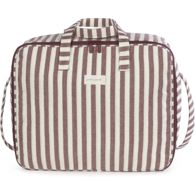 Pasito a Pasito Mala Maternidade e Viagem Cherry Strips 44x36x16cm Pasito a Pasito Mala Maternidade e Viagem Cherry Strips 44x36x16cm