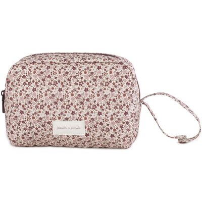 Pasito a Pasito Necessaire Cherry Flowers 23cm 100% algodão Pasito a Pasito Necessaire Cherry Flowers 23cm 100% algodão
