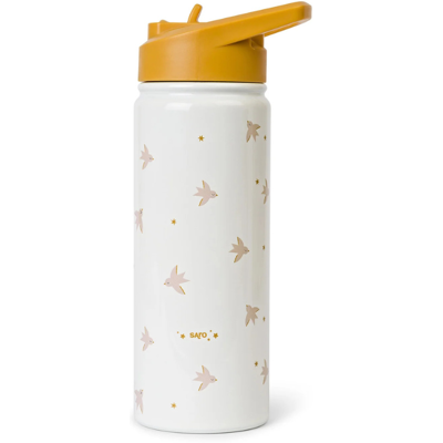 Saro Garrafa Térmica com Palhinha Fly Free 500ml Aço Inox - Isolamento 12h Saro Garrafa Térmica com Palhinha Fly Free 500ml Aço Inox - Isolamento 12h