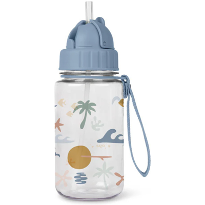 Saro Garrafa Infantil Good Vibes 400ml Tritan com Palhinha Automática Leve e Durável Saro Garrafa Infantil Good Vibes 400ml Tritan com Palhinha Automática Leve e Durável