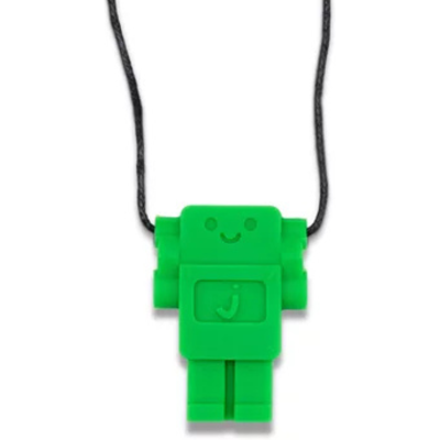 Jellystone Designs Robô Verde - Pendente Sensorial Terapêutico Jellystone Designs Robô Verde - Pendente Sensorial Terapêutico
