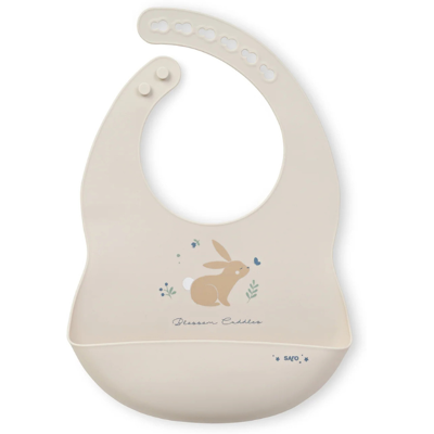 Saro Babete Impermeável Party Cotton Bunnies Babete Aprendizagem Alimentação BLW, Anti Manchas, Fácil Limpeza Saro Babete Impermeável Party Cotton Bunnies Babete Aprendizagem Alimentação BLW, Anti Manchas, Fácil Limpeza